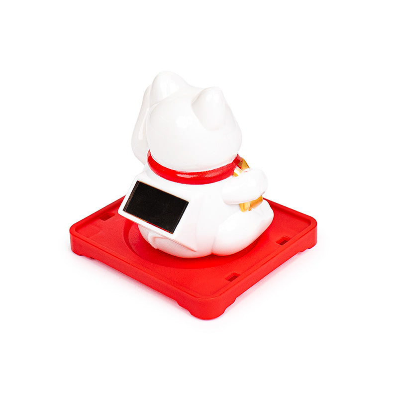 Liikkuva aurinkoenergialla toimiva Maneki Neko -kissa – Daruma
