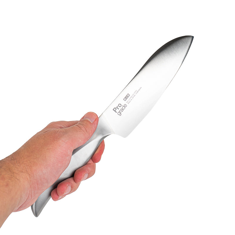 Prograde-merkkinen japanilainen ruostumaton teräs Santoku-veitsi