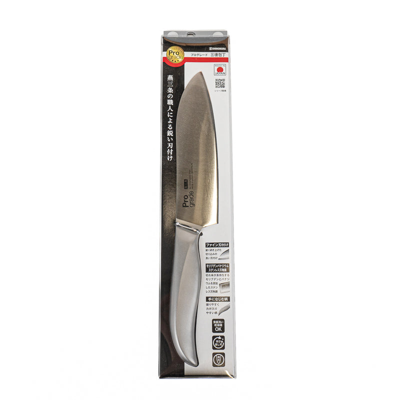 Prograde-merkkinen japanilainen ruostumaton teräs Santoku-veitsi