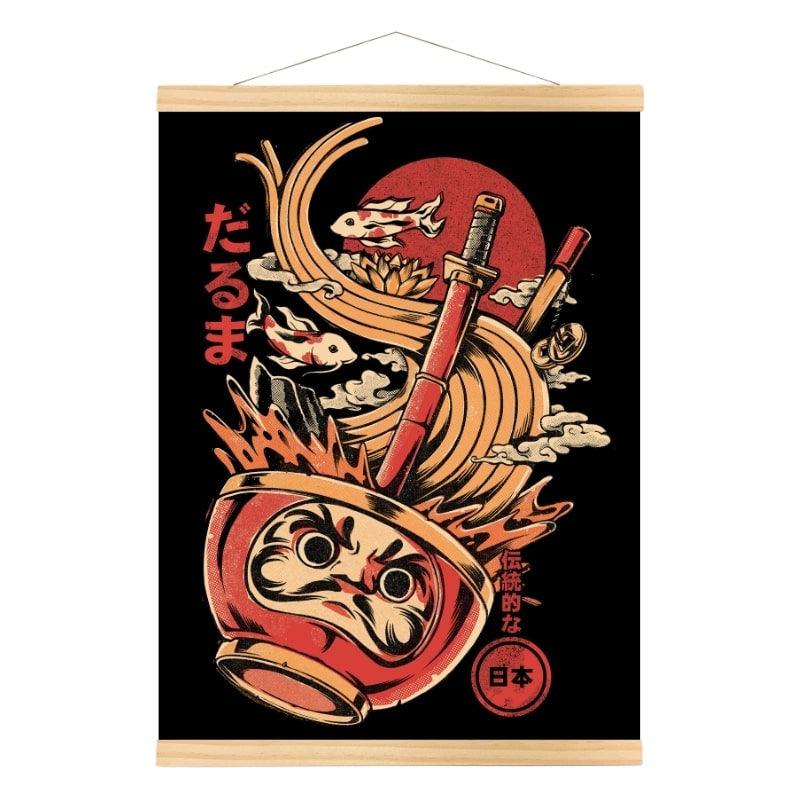 Daruma Ramen Japanilainen juliste - A3