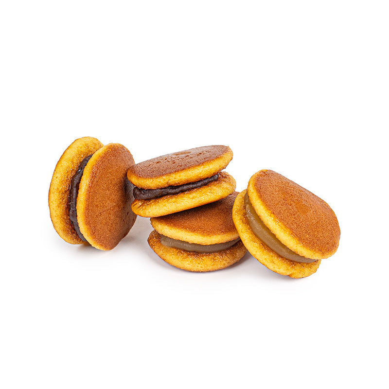 Japanilainen Dorayaki Punaisen papun ja kastanjan makuinen tuote