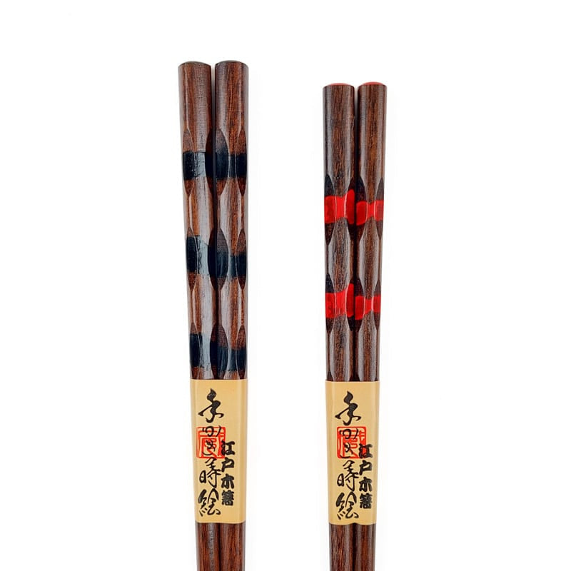 Duo Japanilaiset puiset syömäpuikot