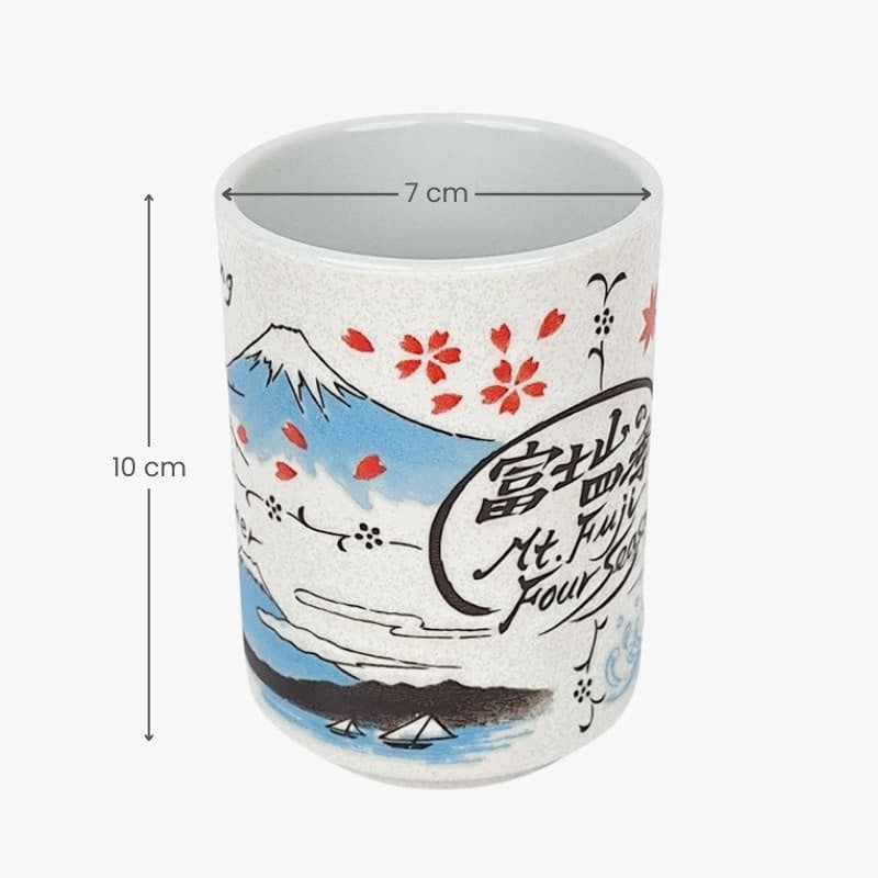 Fuji-vuori japanilainen muki
