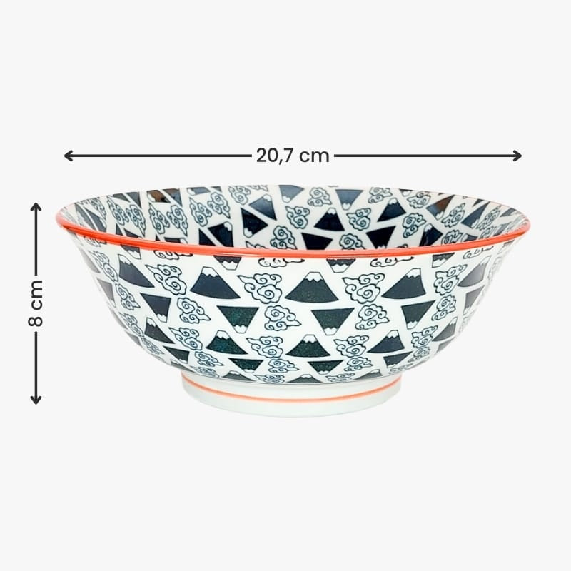 Fujisan japanilainen Ramen kulho