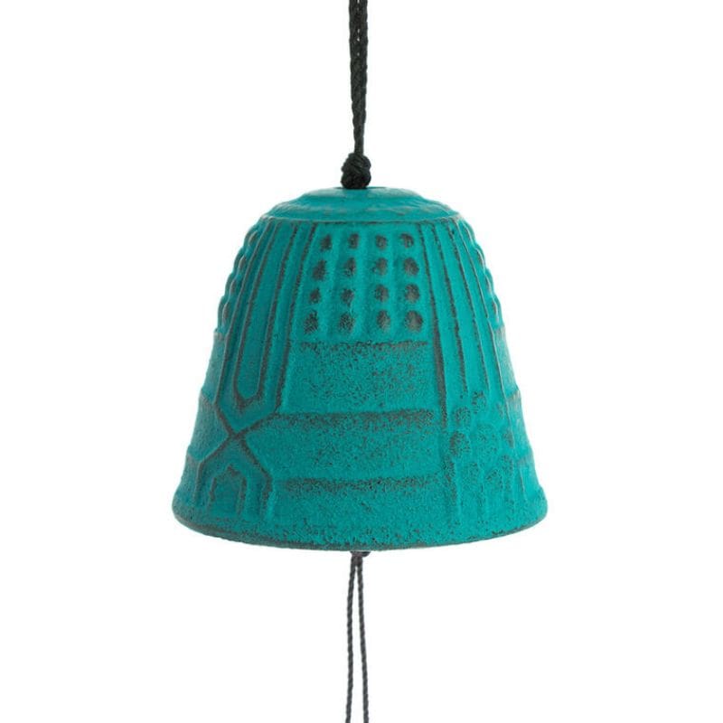 Furin Iwachu turkoosi japanilainen kello - 4,5 cm