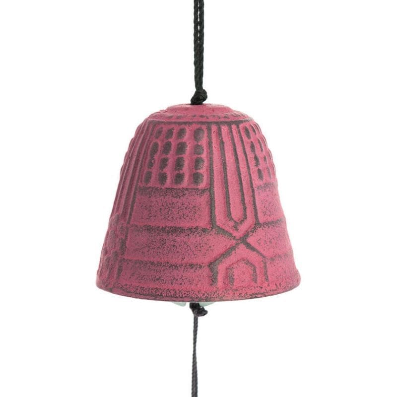 Furin Iwachu Vaaleanpunainen japanilainen kello - 4,5 cm