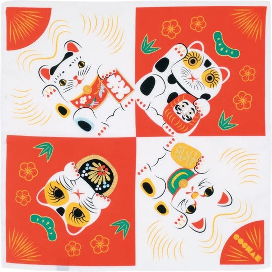 Furoshiki Cat Maneki Neko