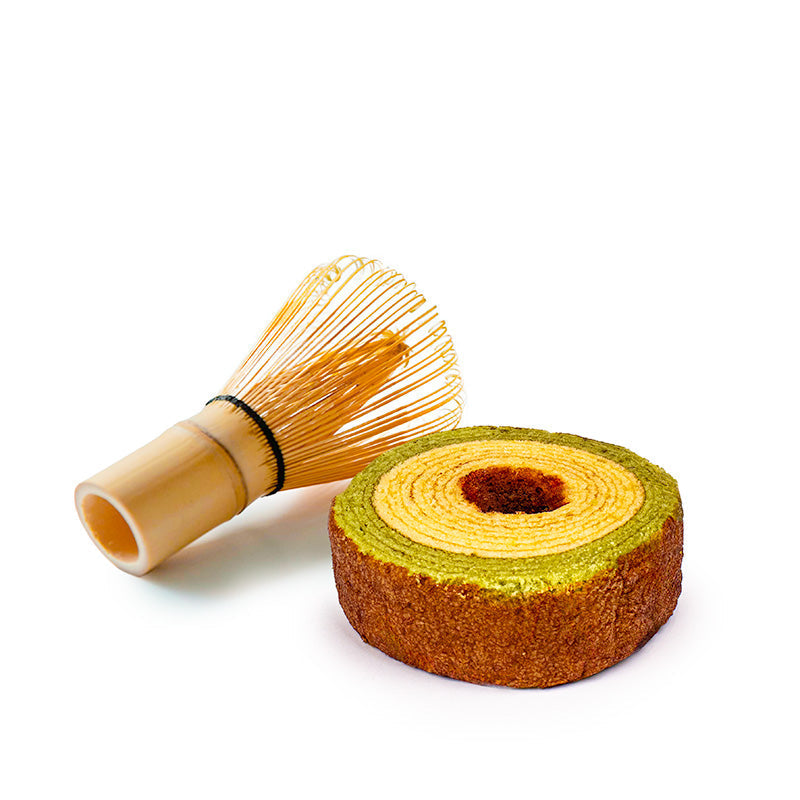 Japanilainen Taiyo Baumkuchen Maito & Matcha kakku