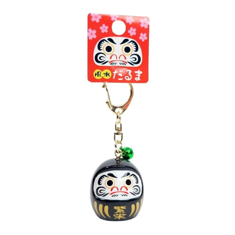 Grand Daruma avaimenperä - Värivalikoima - Musta