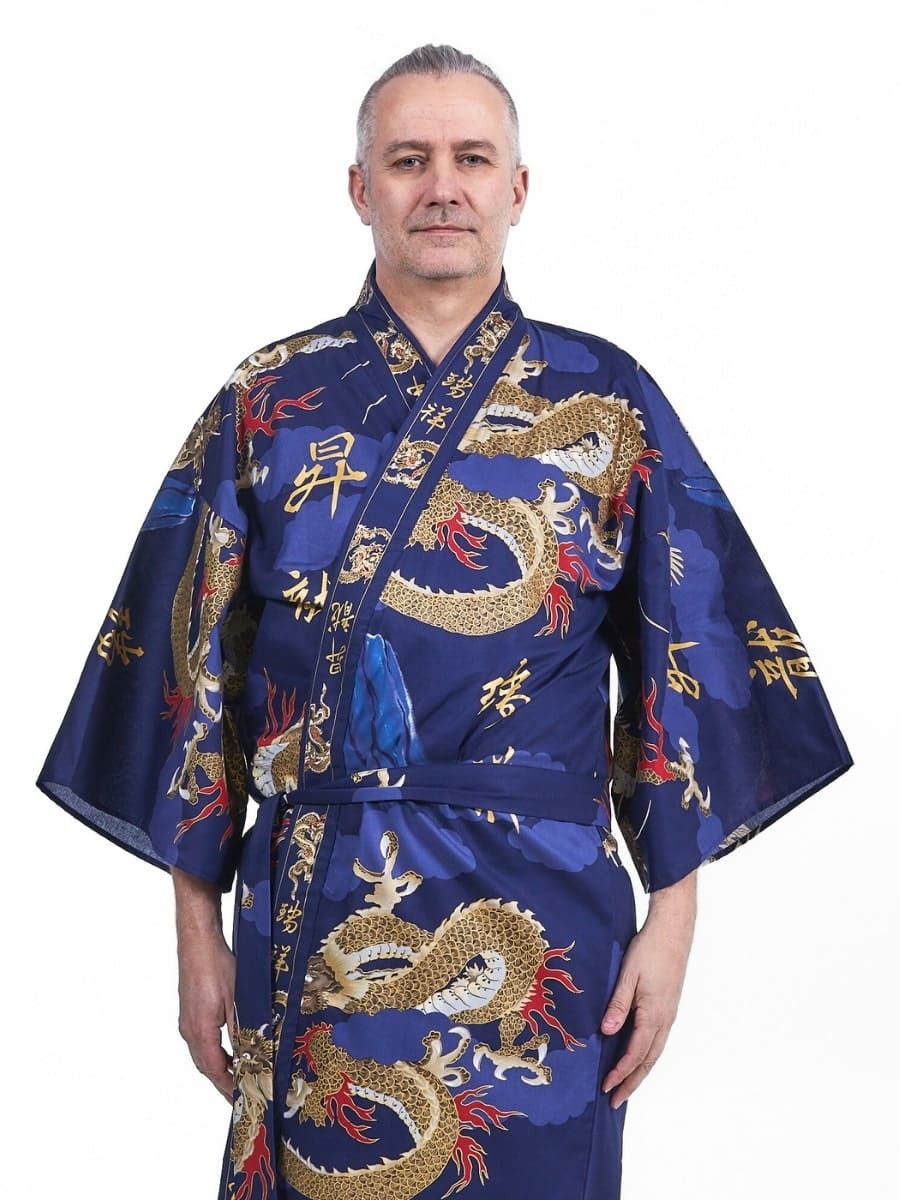 Happi Miesten Dragon Kimono - Yksi koko - Yksi koko
