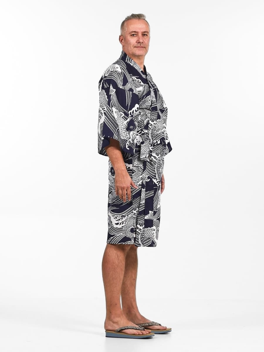Happi Miesten Koi Carp Kimono - Yksi kokoinen