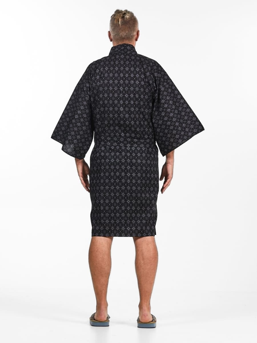 Happi Miesten Hishigata Kimono - Yksi koko