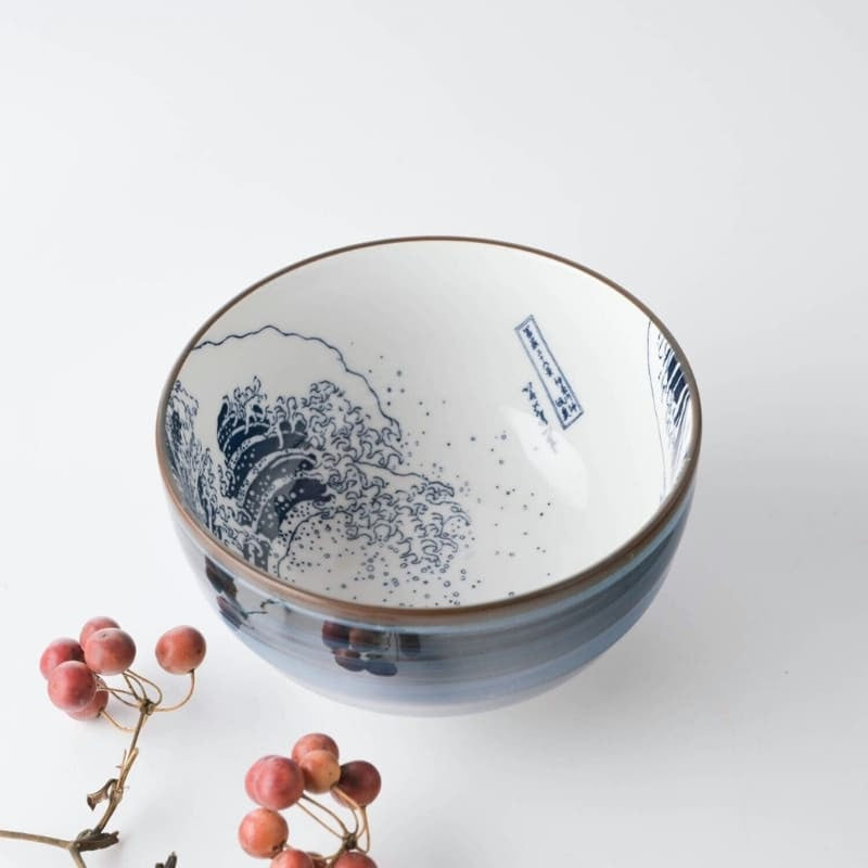 Hokusai Japanilainen riisikulho