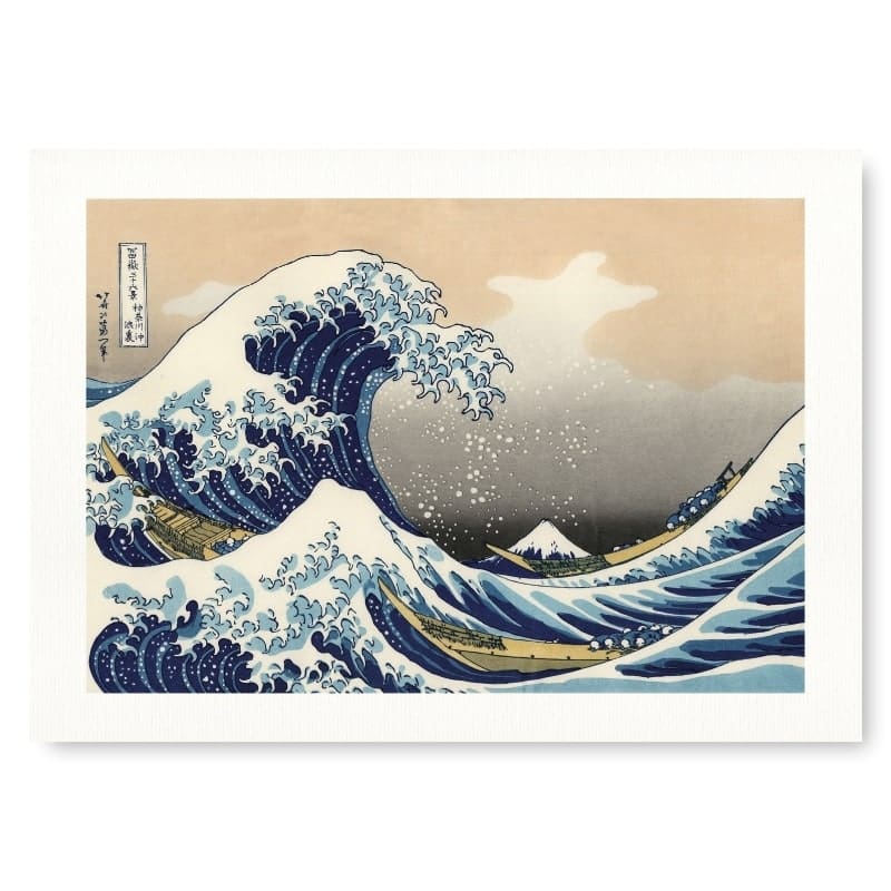 Hokusai Kanagawa Wave -juliste - A3
