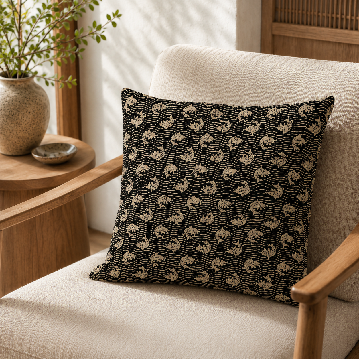 Japanilainen tyynynpäällinen Araiso Design