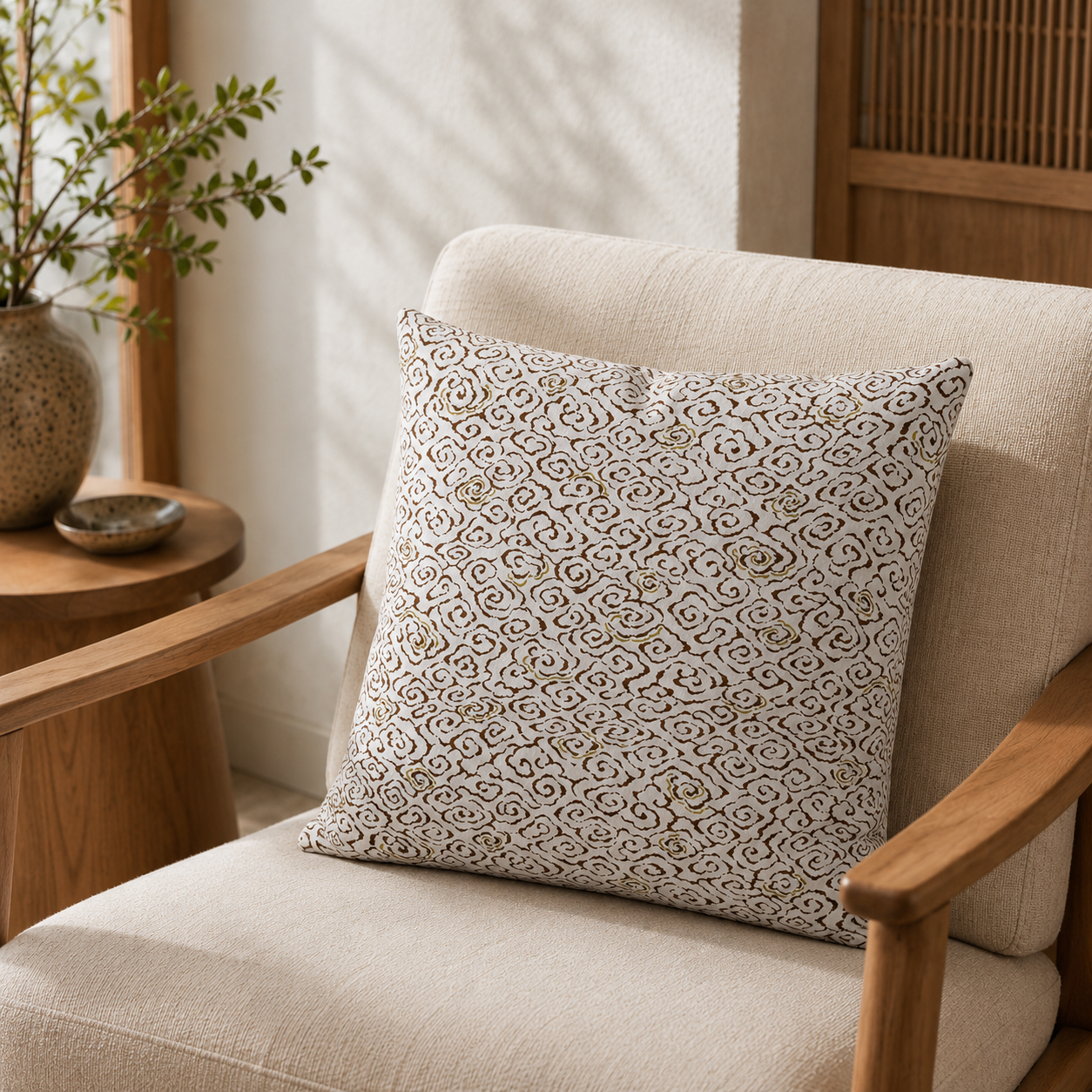 Japanilainen tyynynpäällinen Makigumo Design