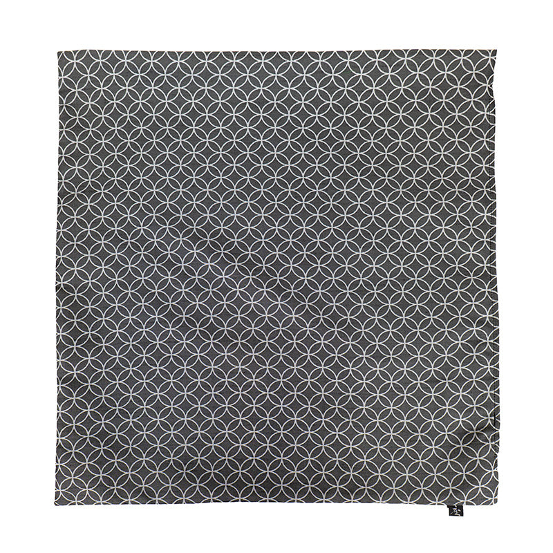 Tyynynpäällinen Shippo-kuvio, Harmaa - 50x50 cm