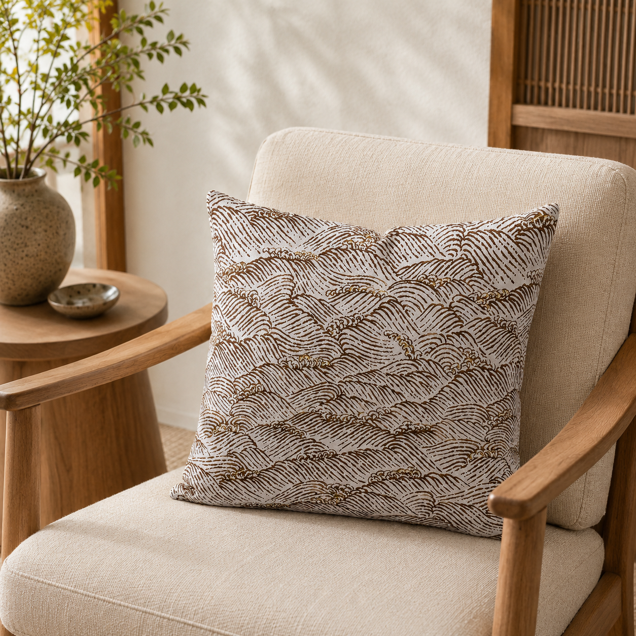 Japanilainen Shiranami tyynynpäällinen