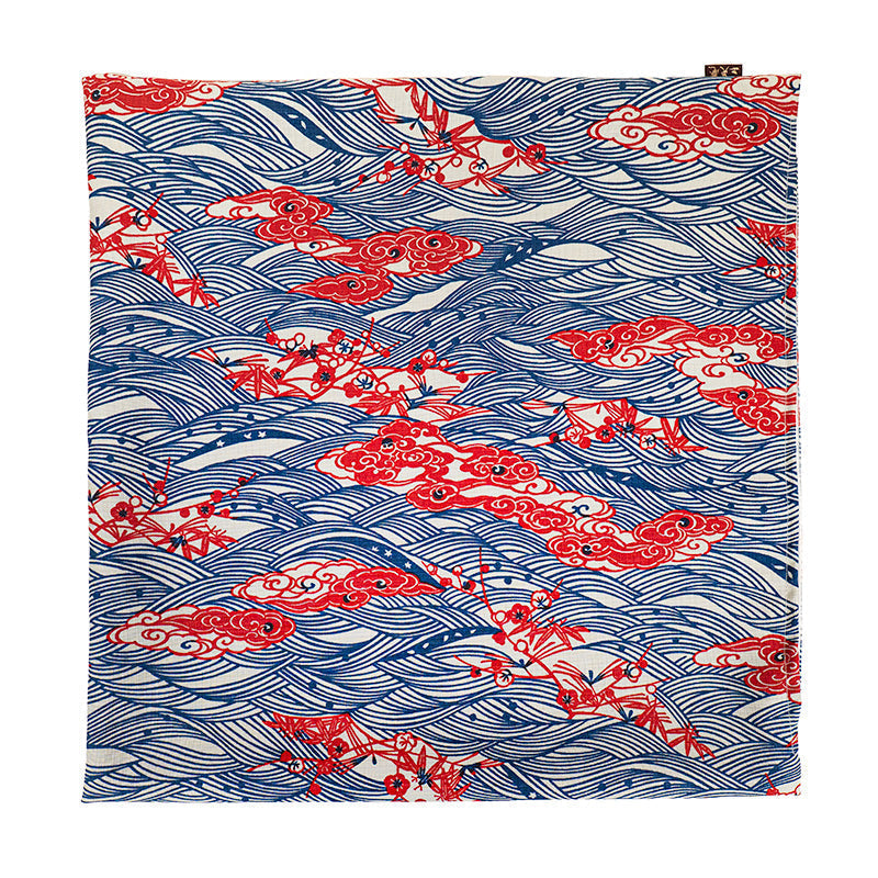 Tyynynpäällinen Shōchikubai-kuvio - 45x45 cm