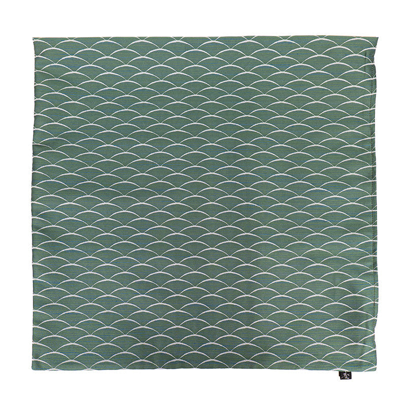 Tyynynpäällinen Tsumugi-kangas, Vihreä - 50x50 cm