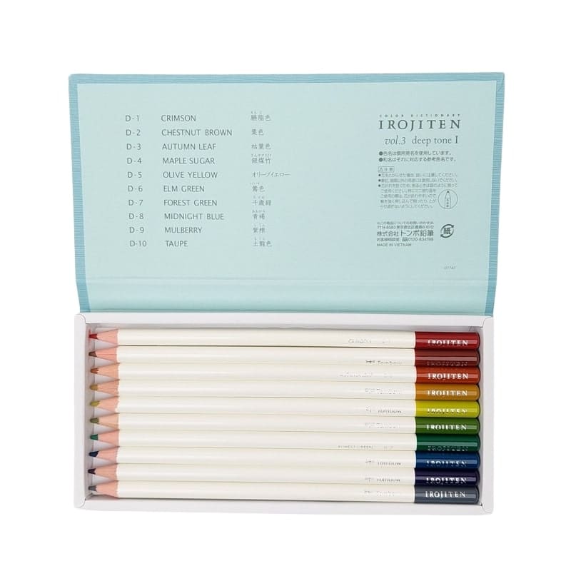 Irojiten Japanese Coloured Pencils Volume 1 (Japanilaiset värikynät Volume 1)