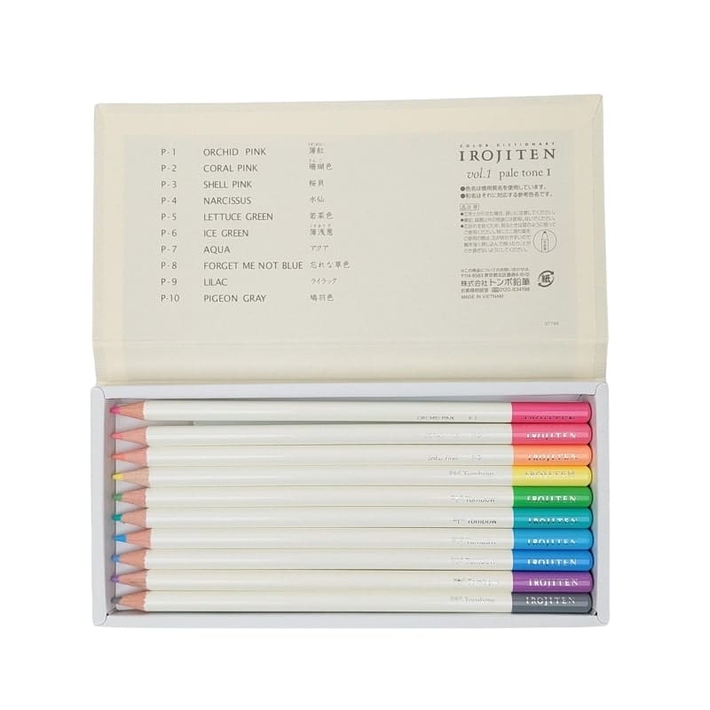 Irojiten Japanese Coloured Pencils Volume 1 (Japanilaiset värikynät Volume 1)