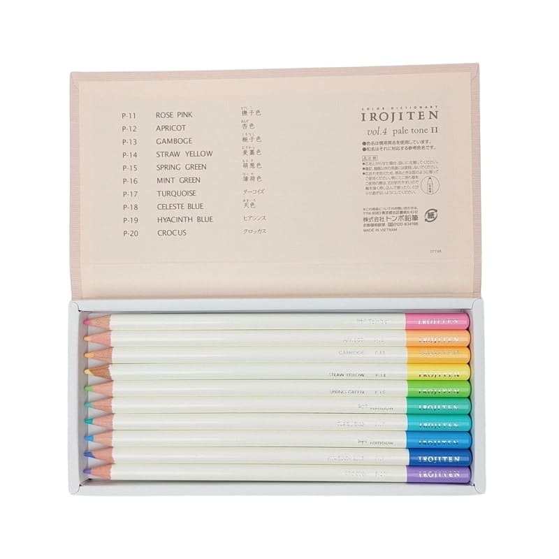 Irojiten Japanese Coloured Pencils Volume 2 (Japanilaiset värikynät Volume 2)