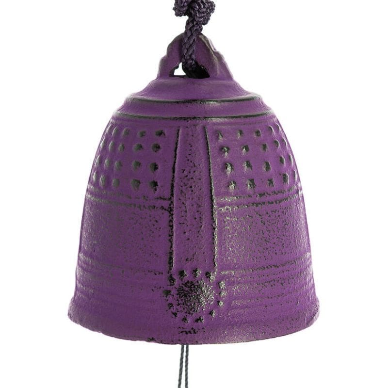 Iwachu valurautainen japanilainen kello Violetti - 5,5 cm