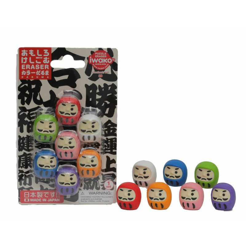 Iwako Daruma Japanilainen pyyhekumi