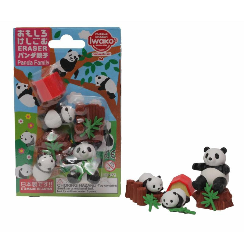 Iwako Panda Japanilainen pyyhekumi
