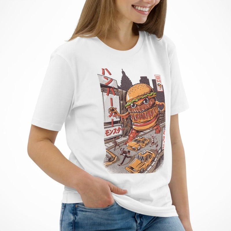 Japanilainen Burgerzilla T-paita