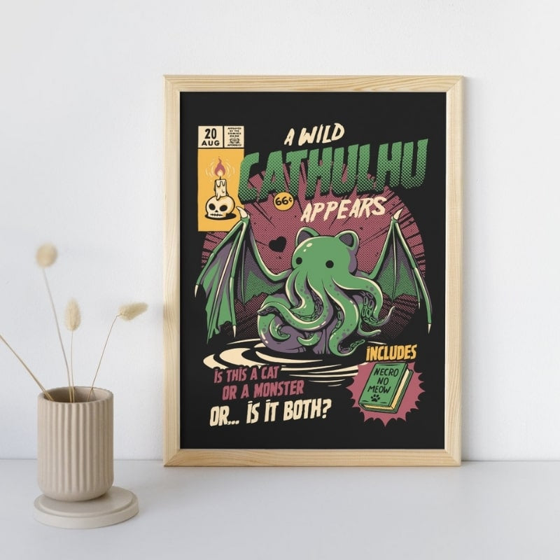 Japanilainen Cathulhu juliste - A3