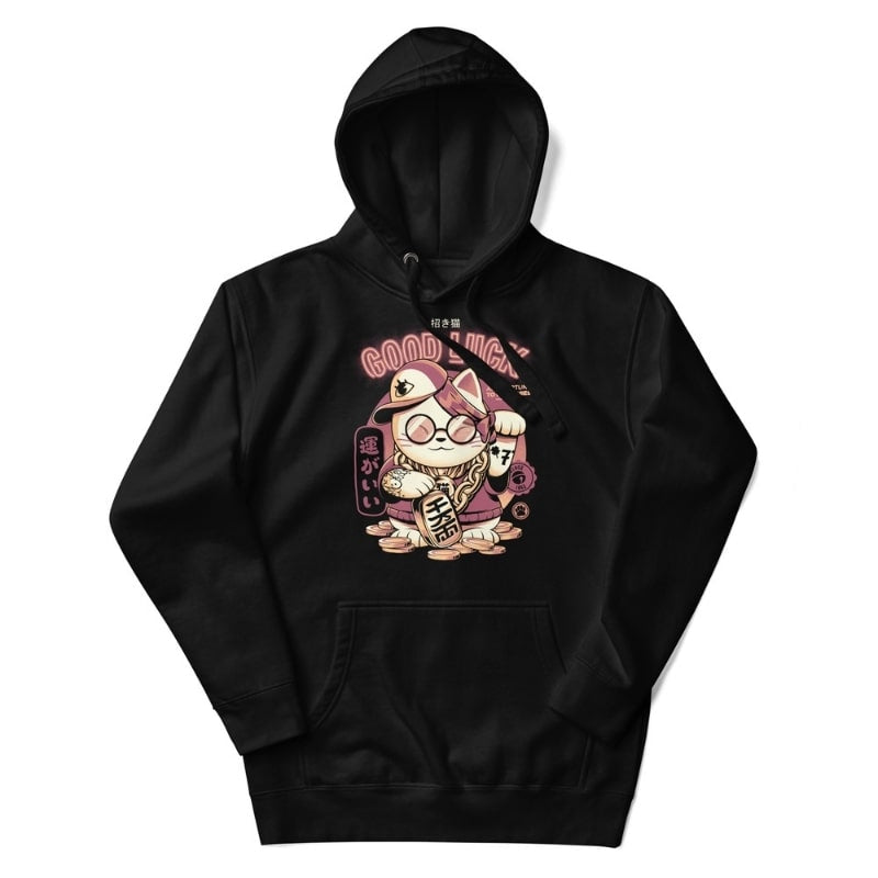 Maneki Neko japanilainen collegepaita - S