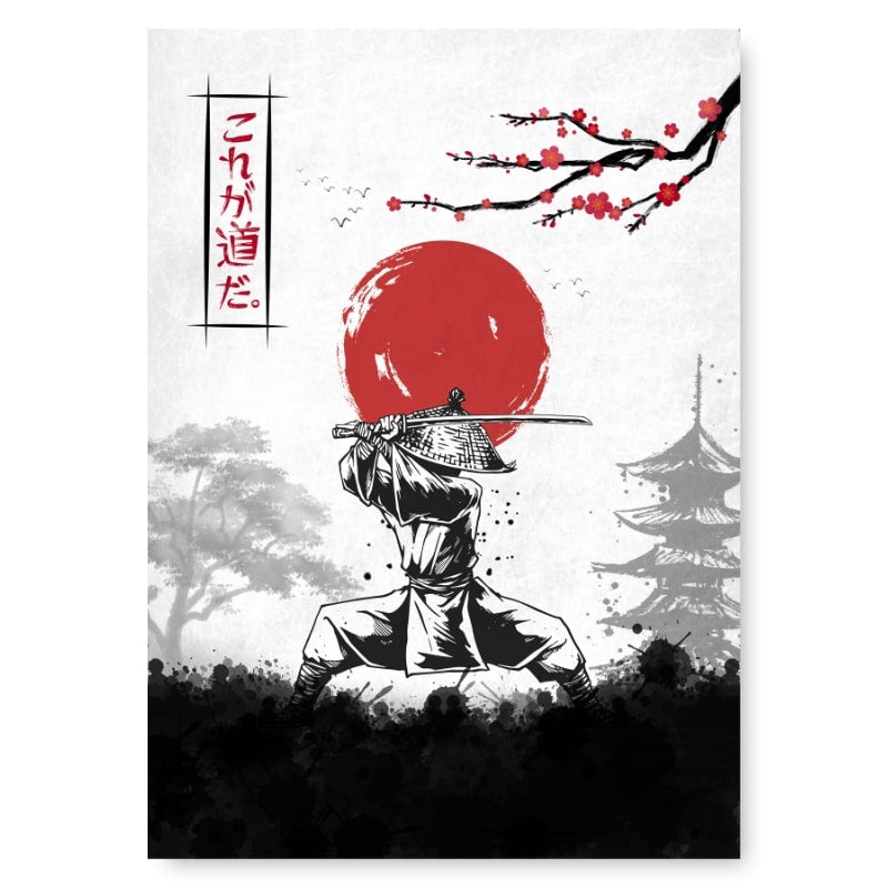 Japanilainen Bushido-koodin juliste - A3