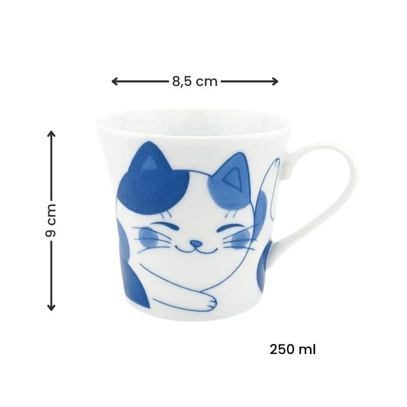 Japanilainen Kawaii kissa muki