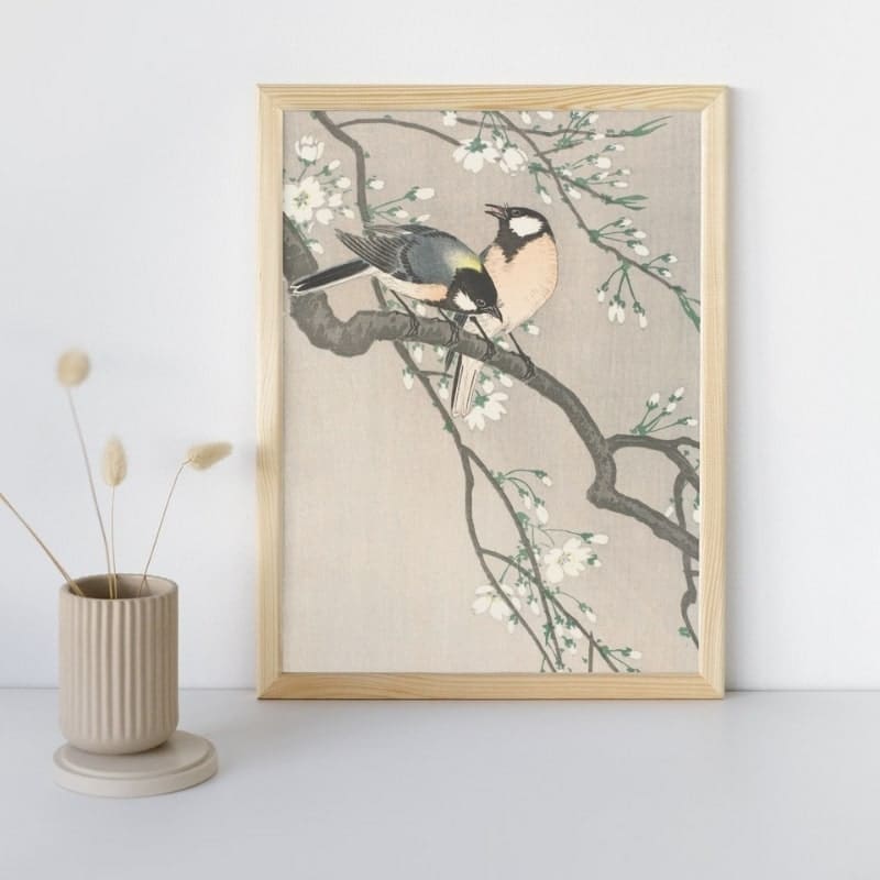 Japanilaisen kirsikkapuun oksa - A3