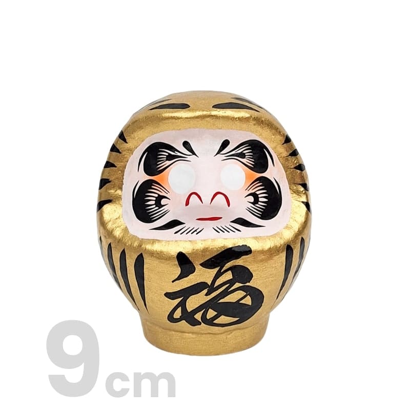 Kultainen japanilainen Daruma - 9-15 cm - 9 cm