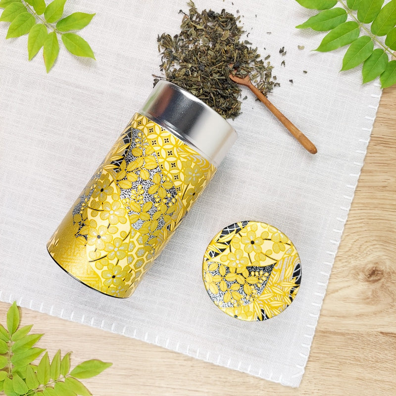 Japanilainen kultainen Washi teelaatikko