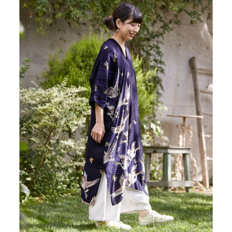 Japanilainen kurki mekko