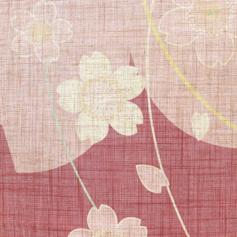 Japanilainen Noren Sakura kukka - 85 x 150 cm