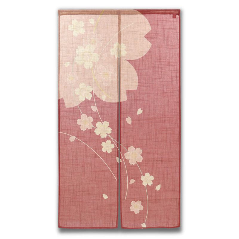 Japanilainen Noren Sakura kukka - 85 x 150 cm