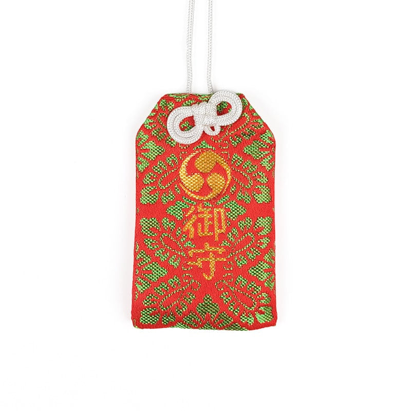 Japanilainen Omamori Tomoe Red
