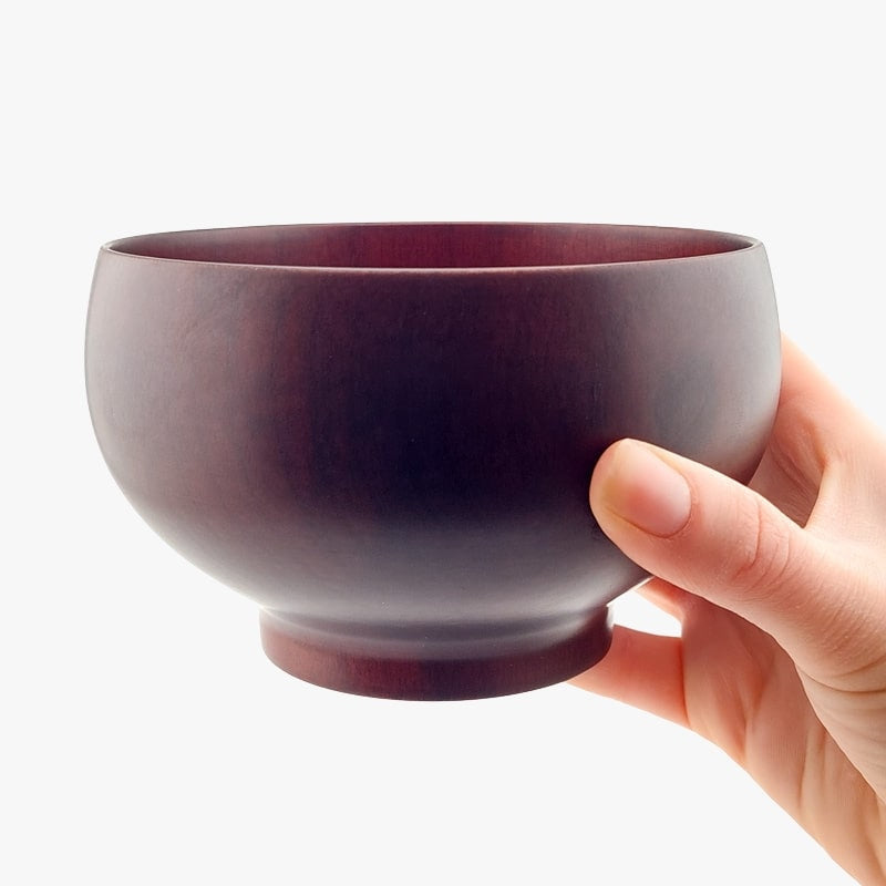 Japanilainen puinen kulho Kishu Nuri