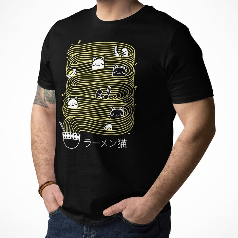 Japanilainen Ramen Kawaii T-paita