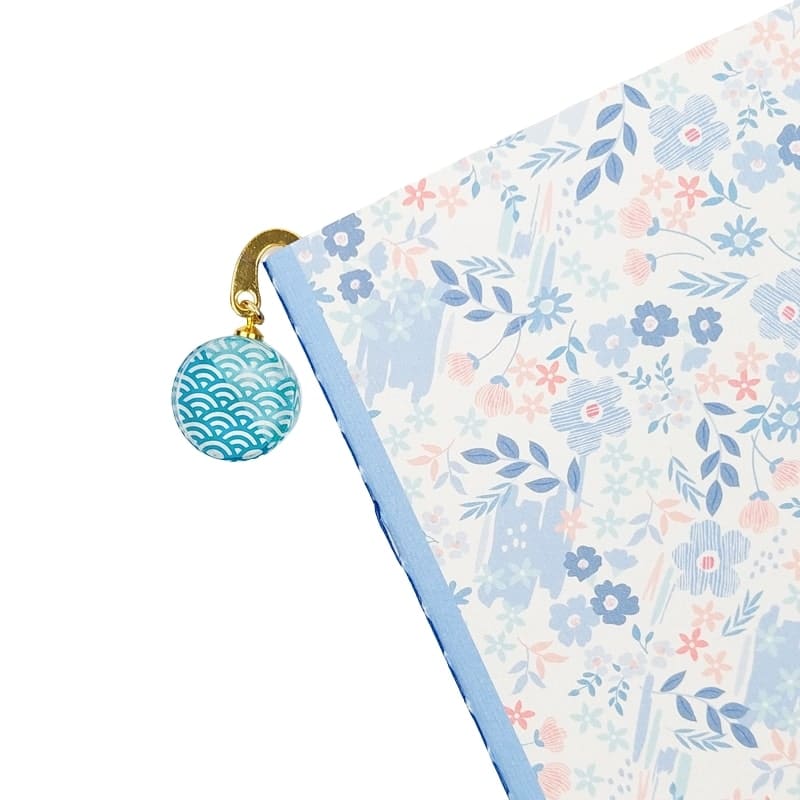 Japanilainen Seigaiha kirjanmerkki