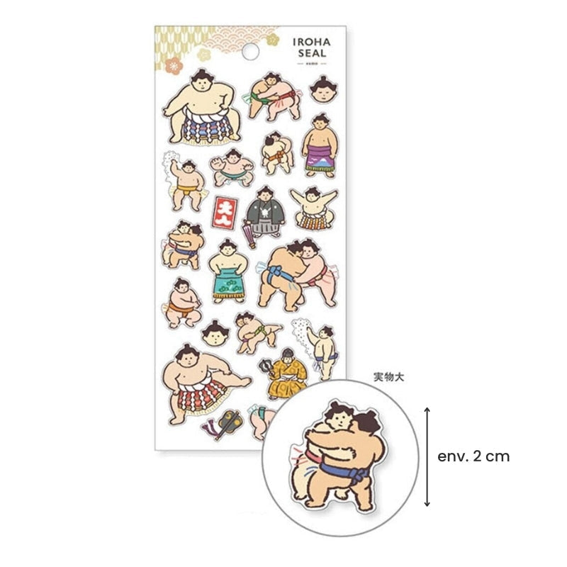 Japanilainen Sumo tarroja
