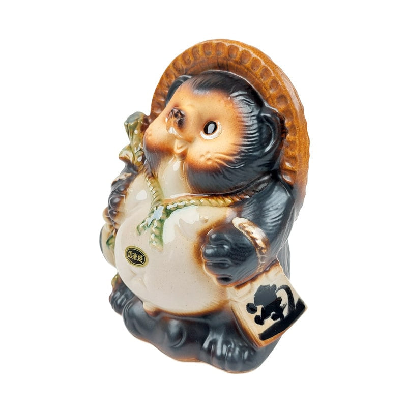 Japanilainen Tanuki Statuette