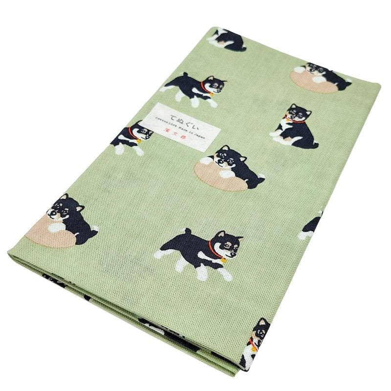 Japanilainen Tenugui Kuro Shiba