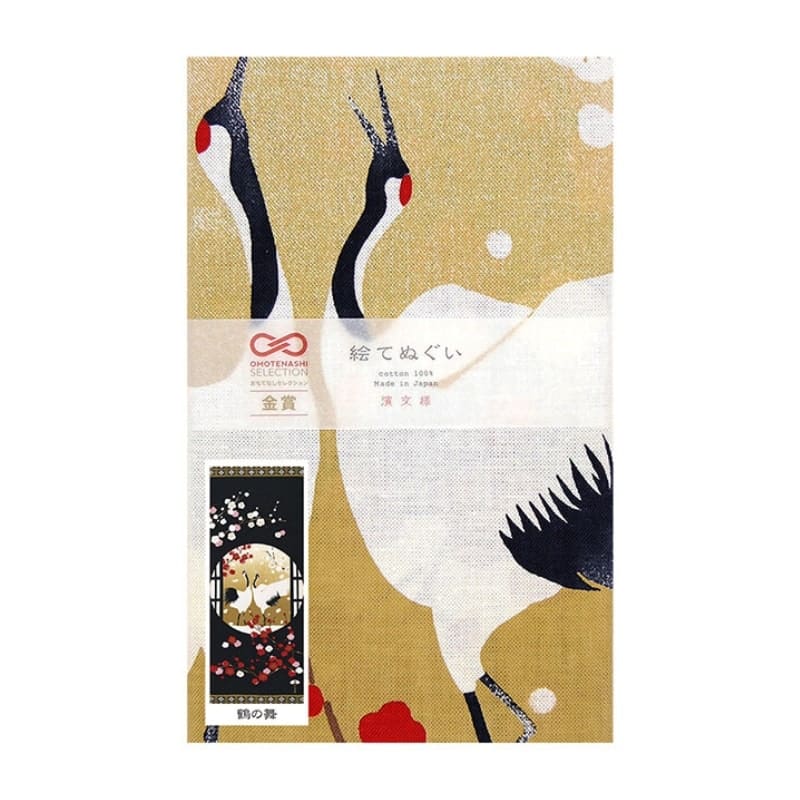 Japanilainen Tenugui Tsuru Mai
