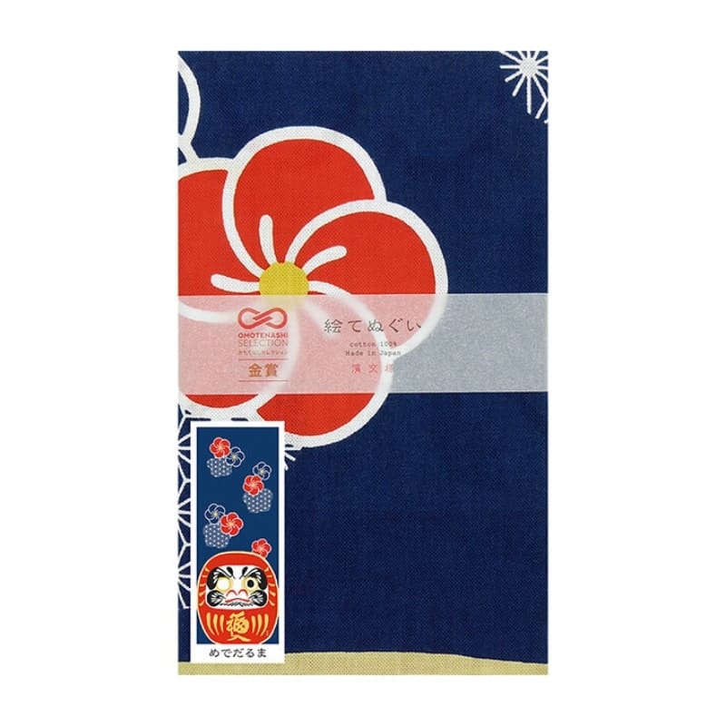 Japanilainen Tenugui Ume Daruma